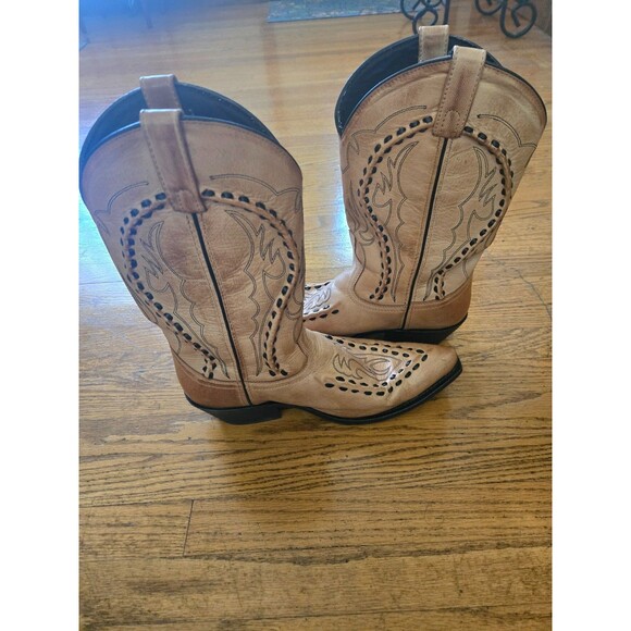 Laredo Laramie Buck stitched Embroidered Styled Leather Boot Men\'s size 10.5EW main image 6